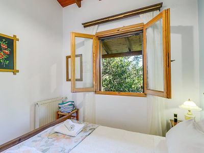 Bedroom with view over garden