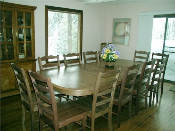 Dining Room, Seats 12 with views and deck