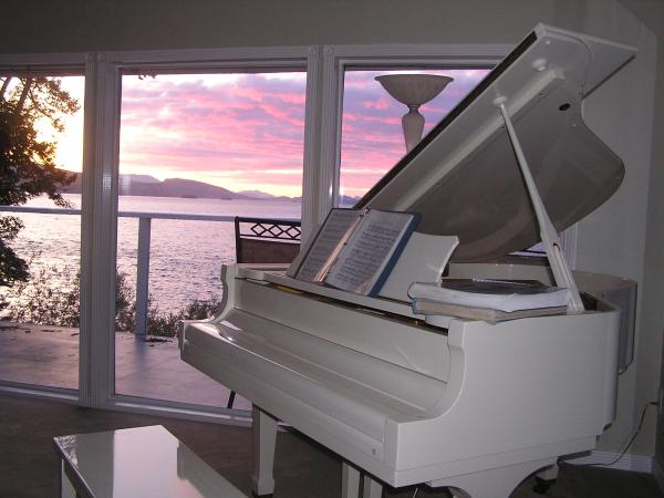 Grand Piano with Ocean View!