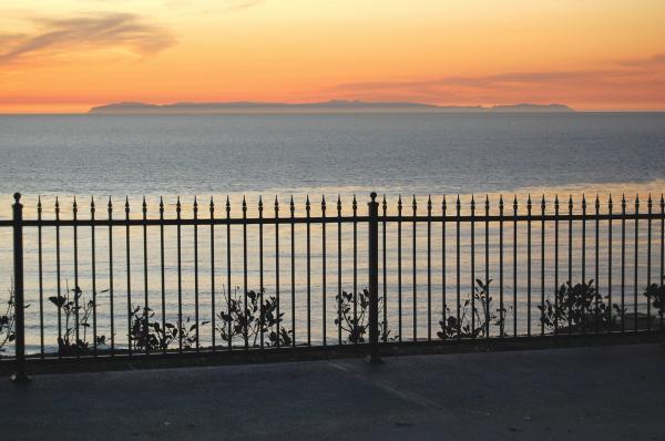 Sunrise over Catalina Island 