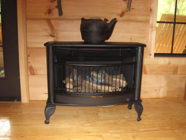 Gas Log Stove to keep warm by on cold winter 