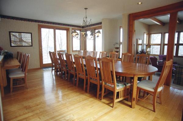 Tremendous Dining Room with 16' Banquet Table