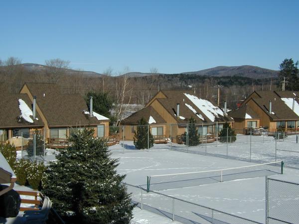 Winter View, overlooking Tennis Court, Catskill Mt