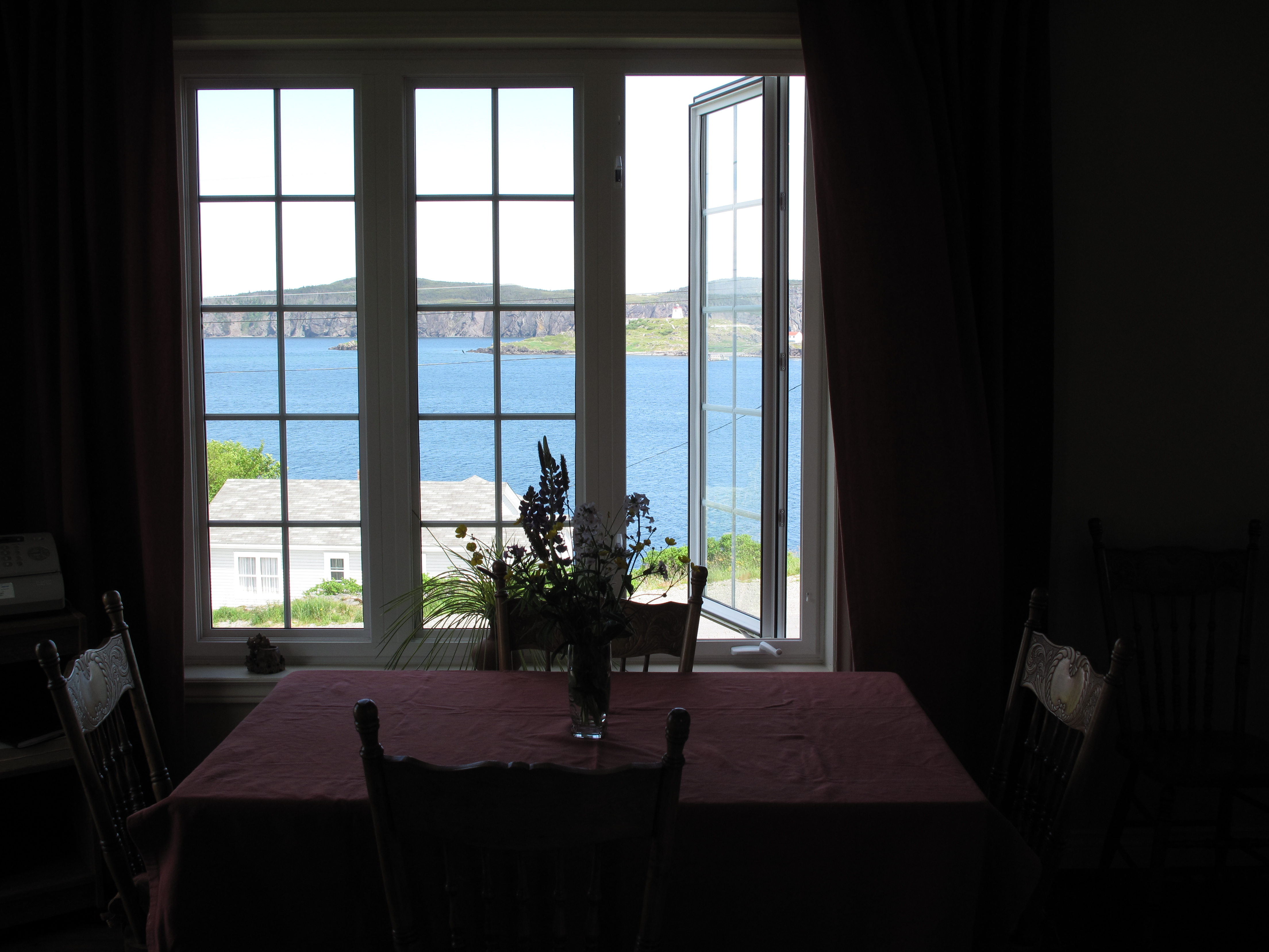 View from dining room