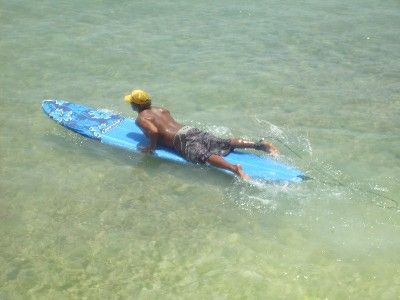Surfing in Barbados 