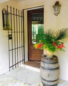 Entrance to Grasse Villa