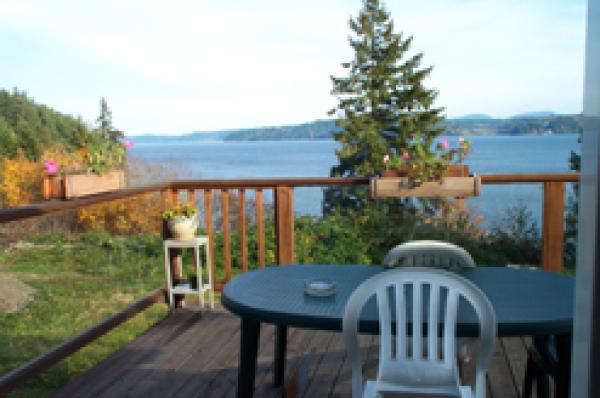 Deck with  Hood Canal view