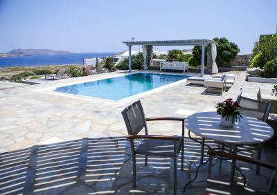 One of the most Sea and Sun Villa in Mykonos, Greece.