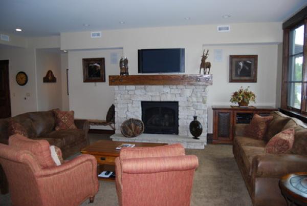 Living Room with Fire place