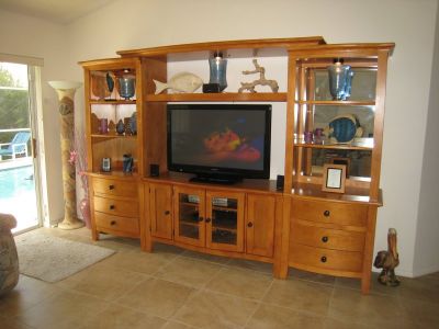 Our entertainment unit with 42" TV