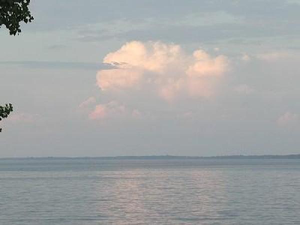 Towering Cumulus Clouds Easterly View from Beach