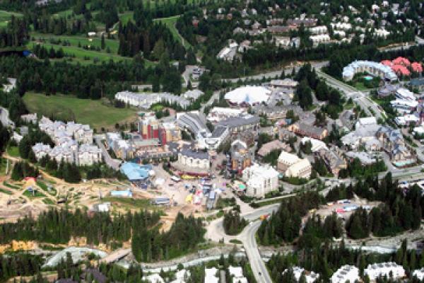 Aerial View of Whistler