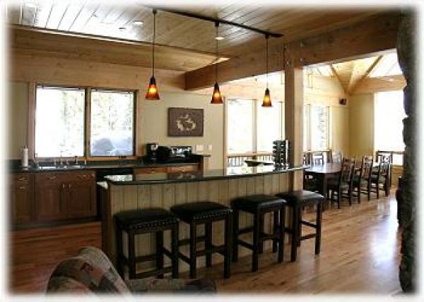 Kitchen with breakfast nook & dining area