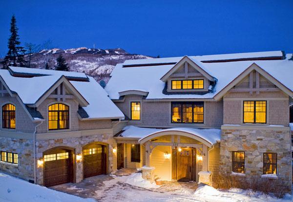 Tremblant Platinum home in winter