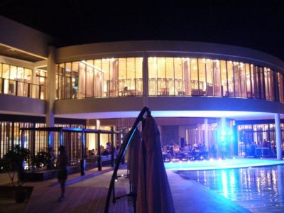 clubhouse at night