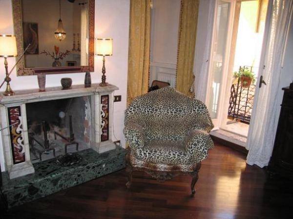 Fireplace and Armchair