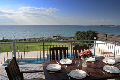 Villa with pool overlooking Poseidon Beach