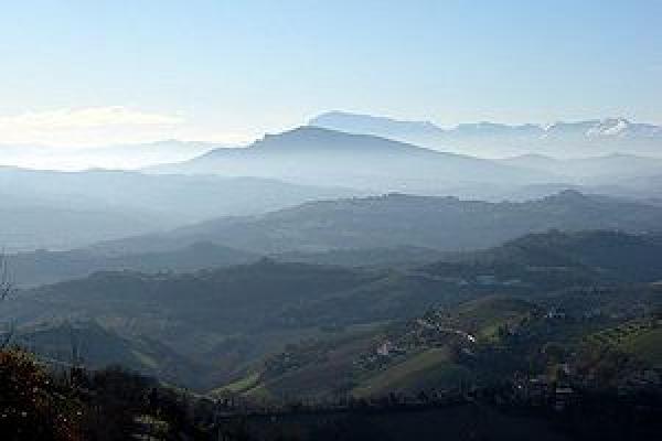 Panoramica of Sibillini Natural Park