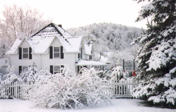 Linville Cottage in Winter