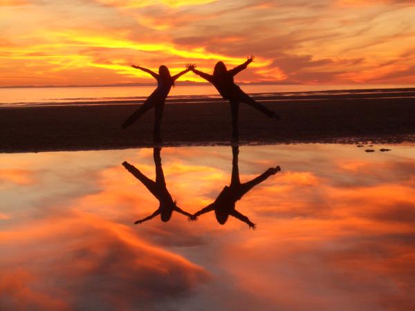 Yoga in Sunset