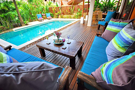 Pattaya Vacation Rental pool area