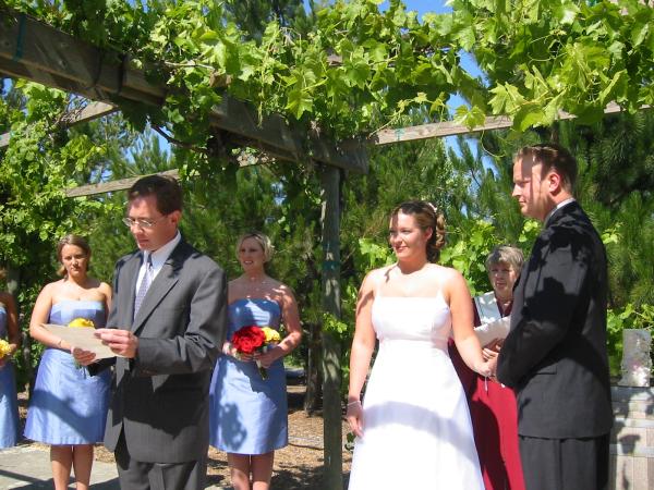 A Wedding under the Arbor