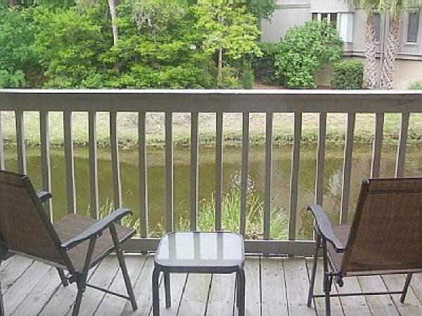 Deck with Pond View