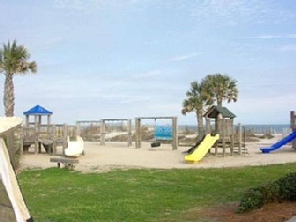 One of two oceanfront playgrounds 