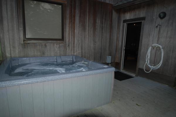 Hot Tub Outside of Game Room