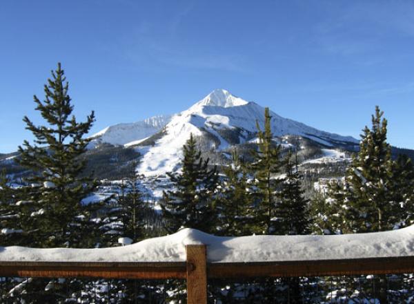 View of Lone Mountain from Front Deck