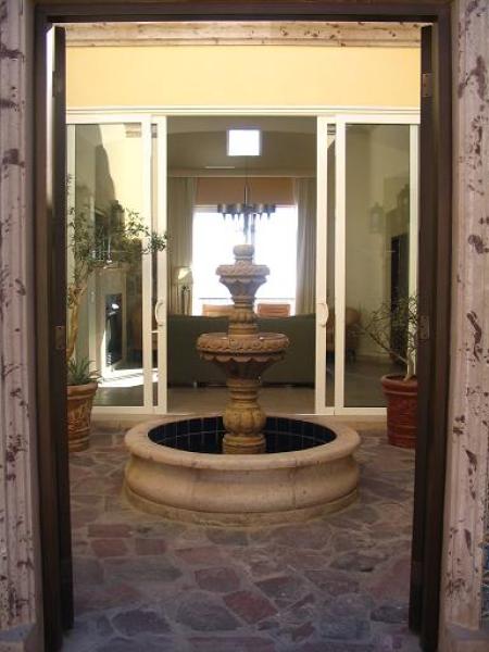 Charming Fountain Courtyard Entry to Villa