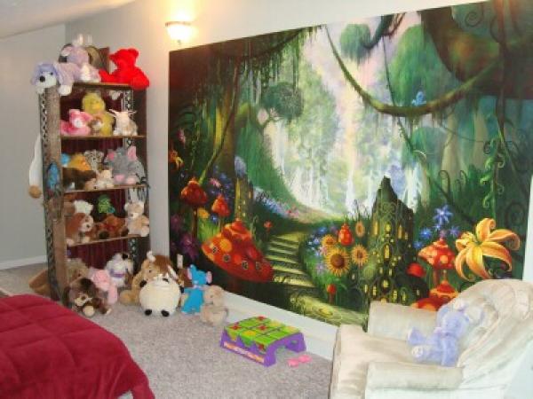 KidsPlayRoom: Mural/3 Twins/Futon/TV/Private Porch