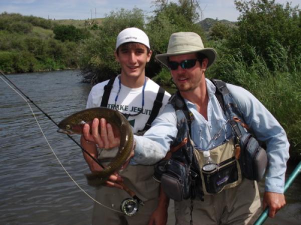 Fly fishing is good year round...