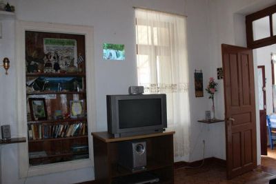 LIving Room with wide screen TV