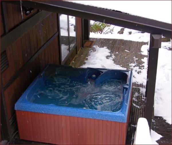Covered Outdoor Hot tub