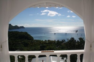 Ocean view from villa 