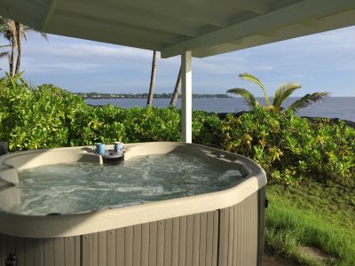 Oceanfront Hot Tub - what could be better?
