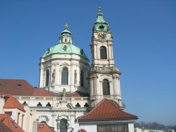 View on St.Nicholas church on one side