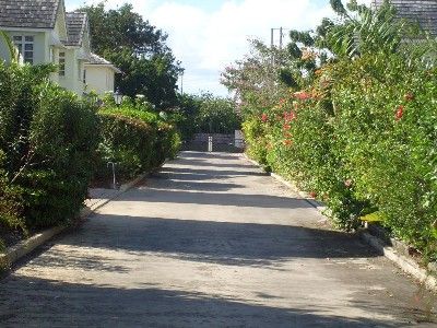 Barbados villa street view