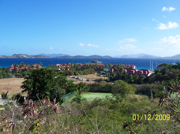Sapphire Resort (and BVI) From Hill at Entrance