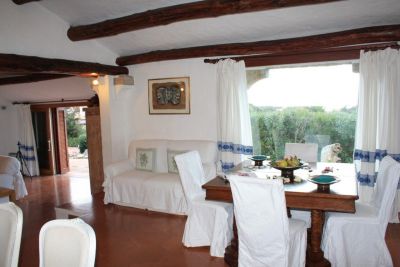 Villa Brigantina internal dining area