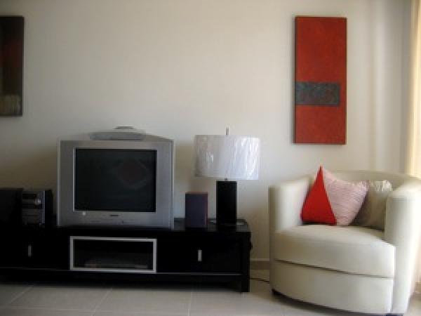 Tv & chair in Living Area