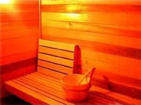 Private indoor sauna