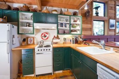 Cabin #44 kitchen