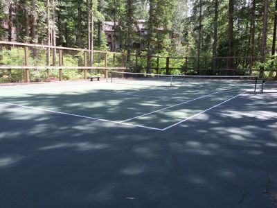 Snowater community tennis court