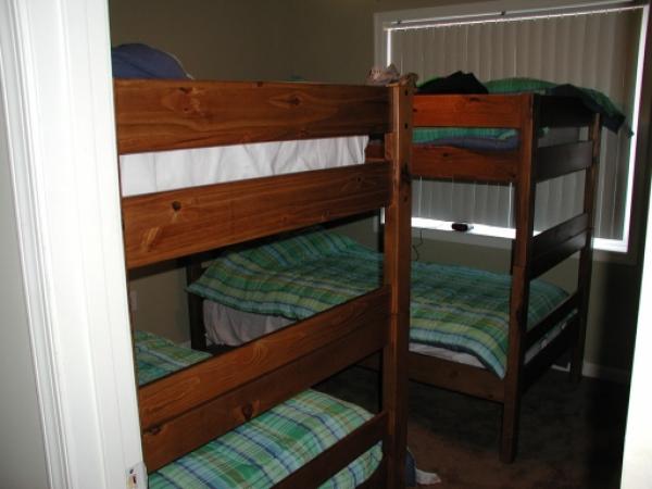One of two Main Level Bunk Rooms