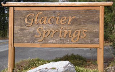Glacier Springs sign