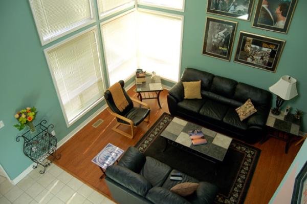 Arial View of Living Area