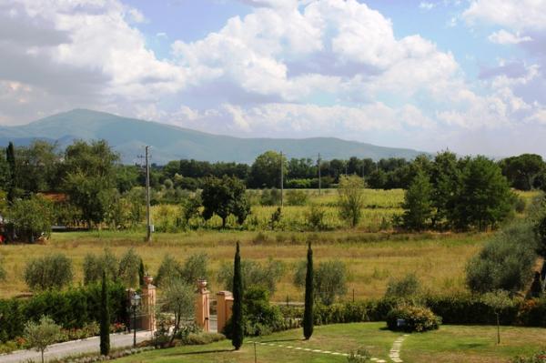 Panoramic view on Cortona