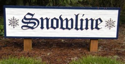 Snowline sign